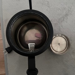 ブラック　電気ケトルの画像