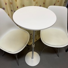 イス　　机　テーブル　チェア　3点セット　の画像