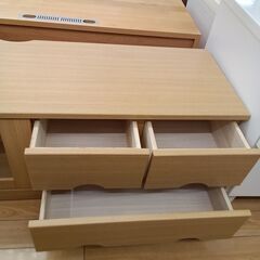 ★リユースのサカイつくば店★TK7856  TV台 ナチュラル H40×D38×W119 クリーニング済みの画像