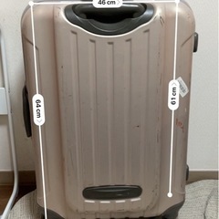 【無料】キャリーバッグ　ボロボロの画像