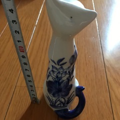 新品未使用　海外土産　猫　ネコ　陶器　インテリアの画像
