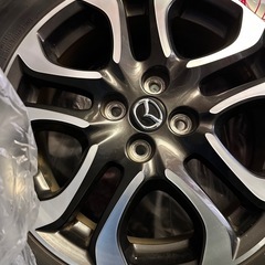 デミオ純正ホイール4本セットタイヤ付き　の画像