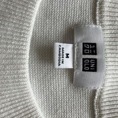 ユニクロ ウォッシャブルストレッチミラノリブクルーネックセーターの画像