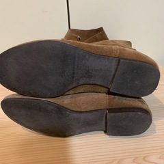 【中古】本革 スエード ブーツ🎀リボン　の画像