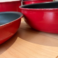 フライパンセット THERMOS IH対応 取っ手の取れるフライパン ニトリの画像