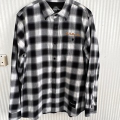 The Rolling Stones チェック柄長袖シャツの画像