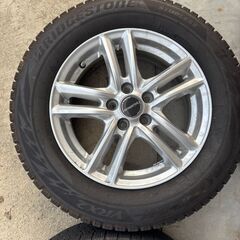 195 65 15　スタッドレス　ブリヂストン　VRX2　プリウス　タイヤホイールセット　2017の画像