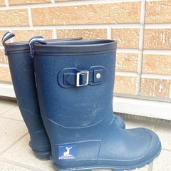 CAPTAIN STAG 紺長靴 22cmの画像