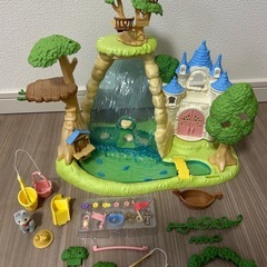 【美品】シルバニアファミリーひみつの森の大きな滝の画像