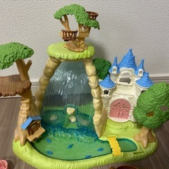 【美品】シルバニアファミリーひみつの森の大きな滝の画像