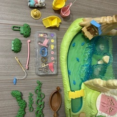 【美品】シルバニアファミリーひみつの森の大きな滝の画像