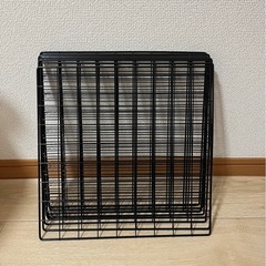 【お渡し先決まりました】ワイヤーネット　8枚　ブラック　金網　天板の画像