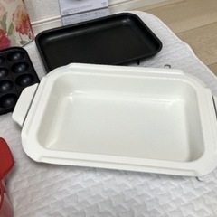 BRUNO コンパクトホットプレート 本体 セラミックコート鍋付きの画像