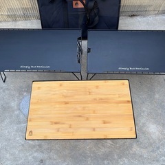 【12/30迄に引渡し可能な方は4,000円に値下げ致します】アウトドア用　アイアンフィールドラックの画像