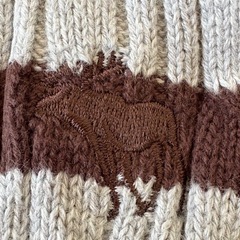 美品★正規品★アバクロコットン春セーターM★ムース刺繍の画像