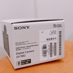 【新品未開封】SONY VLOGCAM ZV-1M2 ブラックの画像