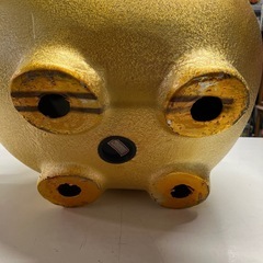 A2512-767 招財進宝　金の豚の貯金箱だブー　レトロの画像