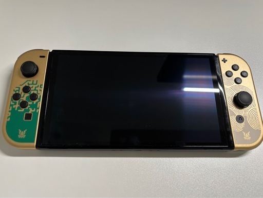 【お譲りお決まり】【中古】Nintendo Switch 有機EL ゼルダの伝説モデル本体のみ 初期化済