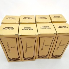 【未使用】グラス8個 サッポロビールノベルティの画像