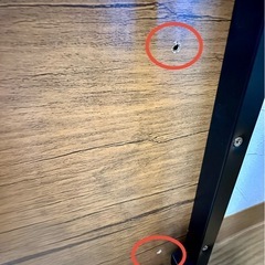 山善(YAMAZEN) デスク (L字デスク) 折りたたみ コンセント付き 傷や汚れに強い天板 角が丸い アジャスター付き 幅90×奥行60×高さ70.5cm 完成品 アンティークブラウン/ブラック EPSTC9060H(ABR/BK) の画像