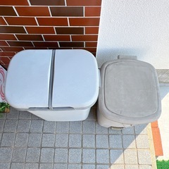 ごみ箱50L分別用&足踏み式 2点  の画像