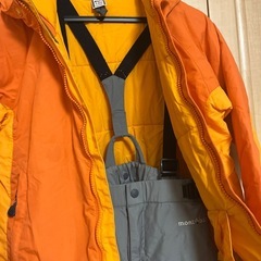 ［お話中]　スキーウェアオレンジ140の画像
