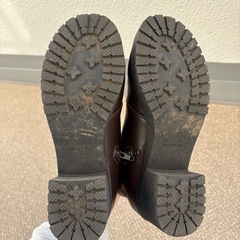 【MAJESTIC LEGON】ブラウン レザー ブーツ レースアップ  Lサイズの画像