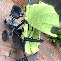 エアバギー ココ ブレーキモデル＋2WAYボード＋レインカバー他の画像