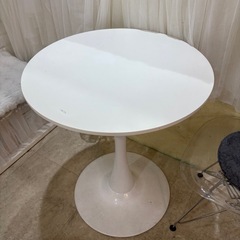 カフェテーブル ダイニングテーブル ラウンドテーブル おしゃれ 丸 円形 65cm チューリップテーブルの画像