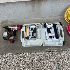 コンプレッサー　釘打ち機等まとめ売りの画像