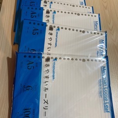 マルマン　ルーズリーフA5 未開封4袋+αの画像