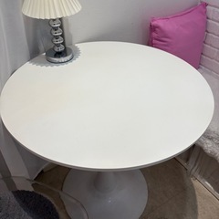 カフェテーブル ダイニングテーブル ラウンドテーブル 丸 円 75cm チューリップテーブルの画像