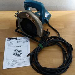 【お取引者決定】電動工具　マキタ　丸鋸　取扱説明書付き【ジャンク品】の画像