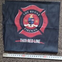 超希少　ニューヨーク市　ブロンクス地区　消防部隊　スカーフ　ネックウォーマーの画像