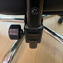 100円 ゲーミング チェア 黒 椅子 オットマン 草加市の画像