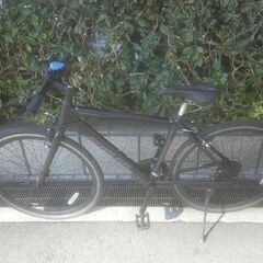 整備済み中古自転車　700ｘ28　税別￥15.800-　ENFLER　アルミフレーム　外装18（21）段　マットブラック1227の画像