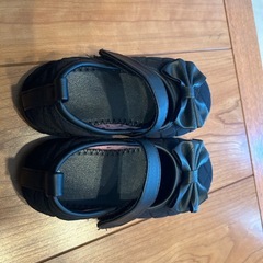 女の子用　フォーマル　靴　17cmの画像