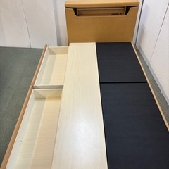 引き出し付き　シングルベッドフレーム　グランツの画像