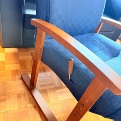 0円　リクライニングチェア　オットマン付きの画像