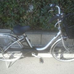 電動26インチ　税別￥36.182-　新基準パナソニックビビTX　8.9Ah 電動自転車　３ヶ月保証　シルバー1227の画像