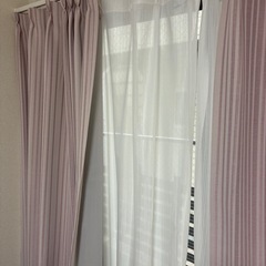 ニトリ　カーテン100✖️210cm4枚セット
の画像