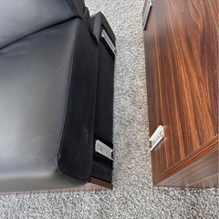 【受け渡し予定者決定】収納付きカウチソファー｜オットマン付き｜フラット可｜中古美品の画像