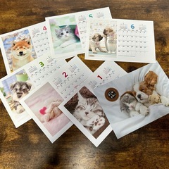2026 カレンダー　かわいい子犬＆子猫の画像