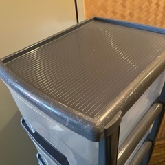 収納 引き出し付き 5段の画像