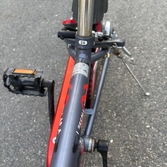 FIRE DRAGON 24インチ　子供用自転車 黒/赤 前カゴ付き　の画像