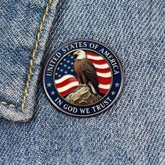 【入手困難】駐日米国大使館、米軍等政府機関職員専用の公式ピンバッジ　立体の限定品の画像