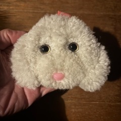 パンチニードル　プードル白①の画像