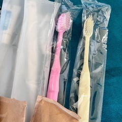 【新品未使用】歯ブラシ 歯磨き粉付き 17本セット の画像