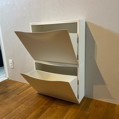 【IKEA】トローネス/収納/シューズボックスの画像