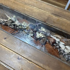 天然木ダイニングテーブルの画像